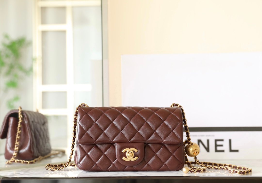 CHANEL Large Mini 'Golden Ball' Adjustable Flap Bag detail image 1 sourced from womanlvbag.com